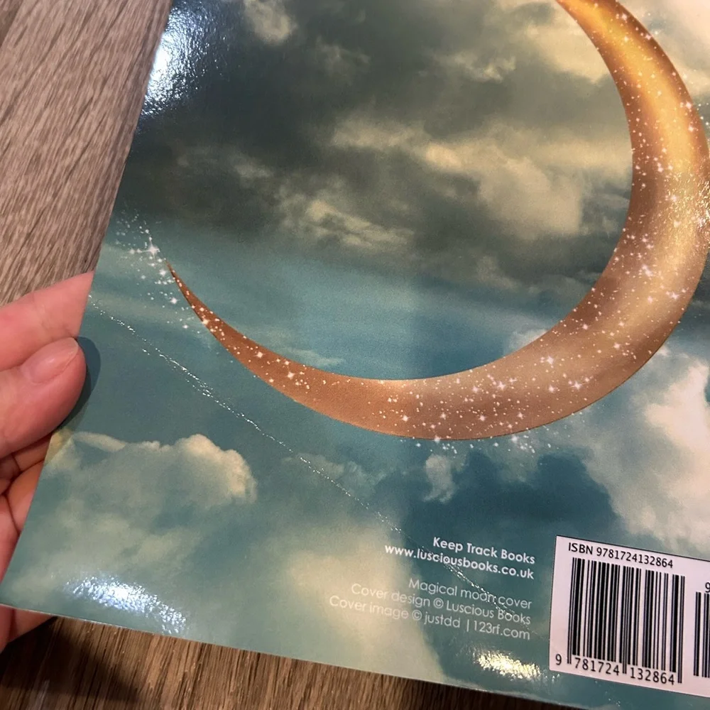 Dream Journal with Crescent Moon Design